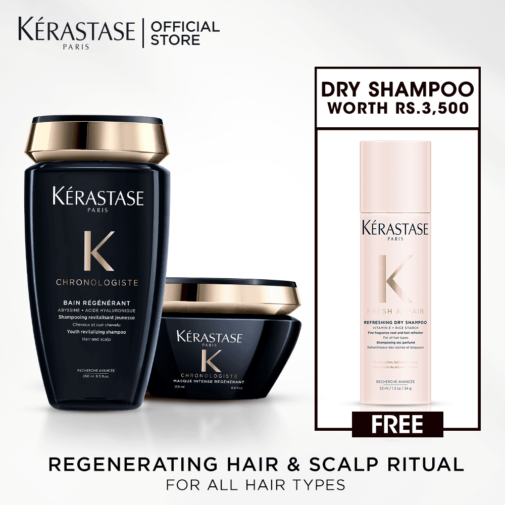 Anti - Ageing - Chronologiste Shampoo & Mask with Free Dry Shampoo