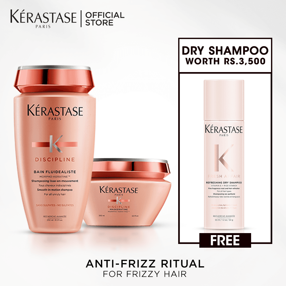 Anti - Frizz - Discipline Shampoo & Mask with Free Dry Shampoo