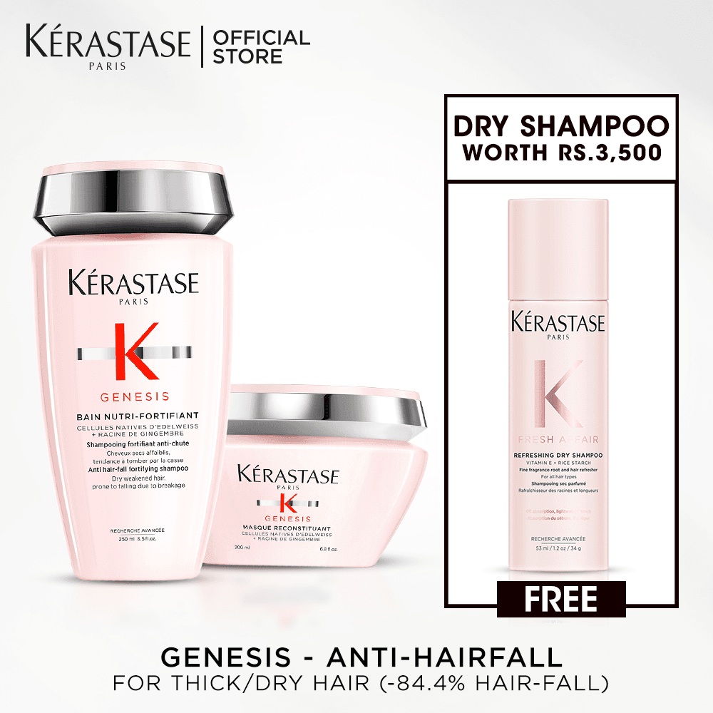 Anti-Hair Fall - Genesis Shampoo & Mask with Free Dry Shampoo