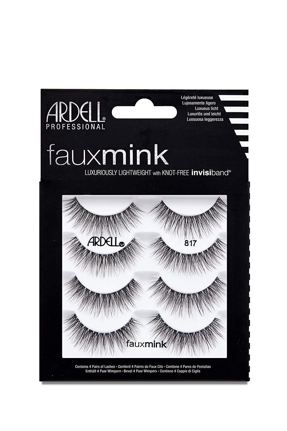 Ardell Faux Mink Lashes 4 Pack - 817