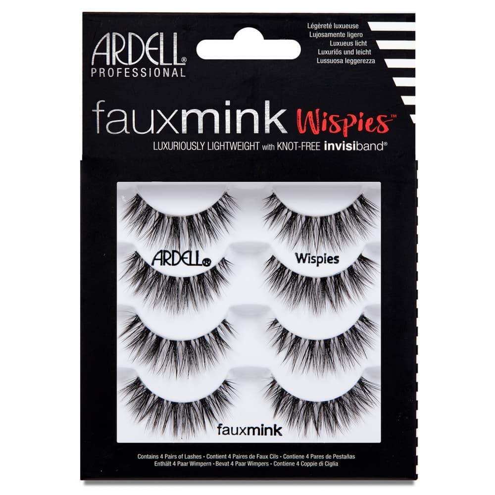 Ardell Faux Mink Lashes 4 Pack-Wispies