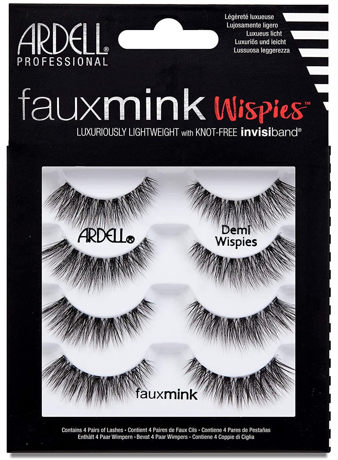 Ardell Faux Mink Wispies 4 Pack - Demi Wispies