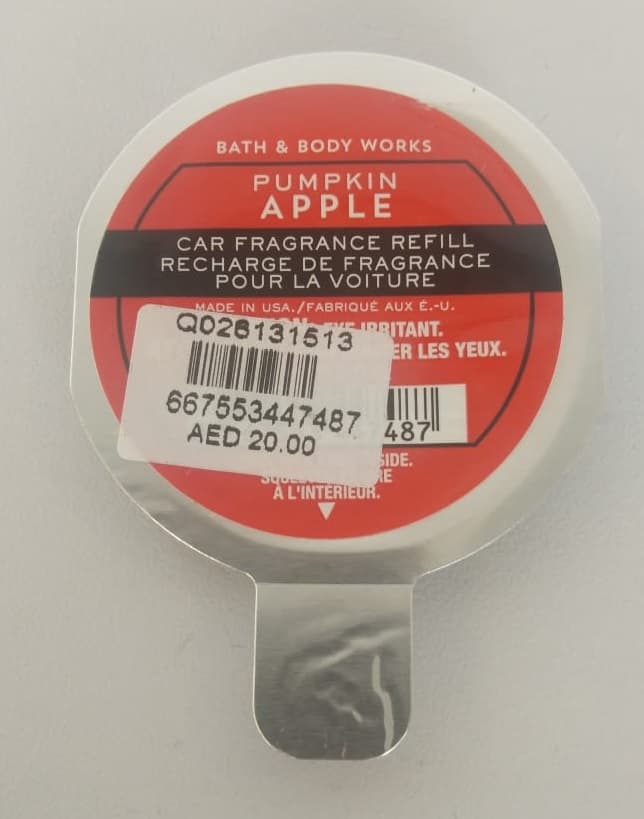 Bath and Body Works Car Fragrance Refill Pumpkin Apple