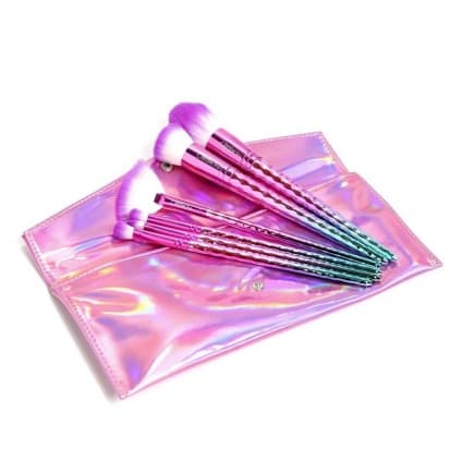 Beauty Creations Mermaid Candy 6 Pc Brush Set Bag Included