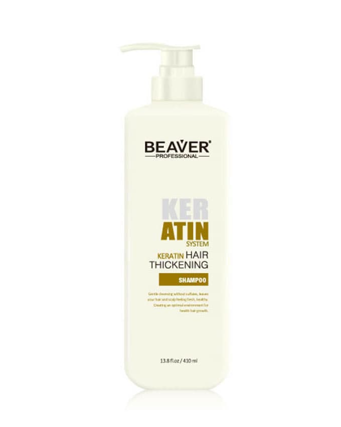 Beaver Keratin Hair Thickening Shampoo