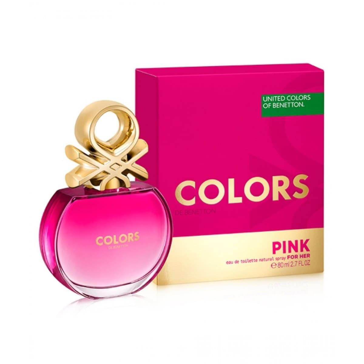 Benetton United Dreams Colors Pink Women EDT 80ml