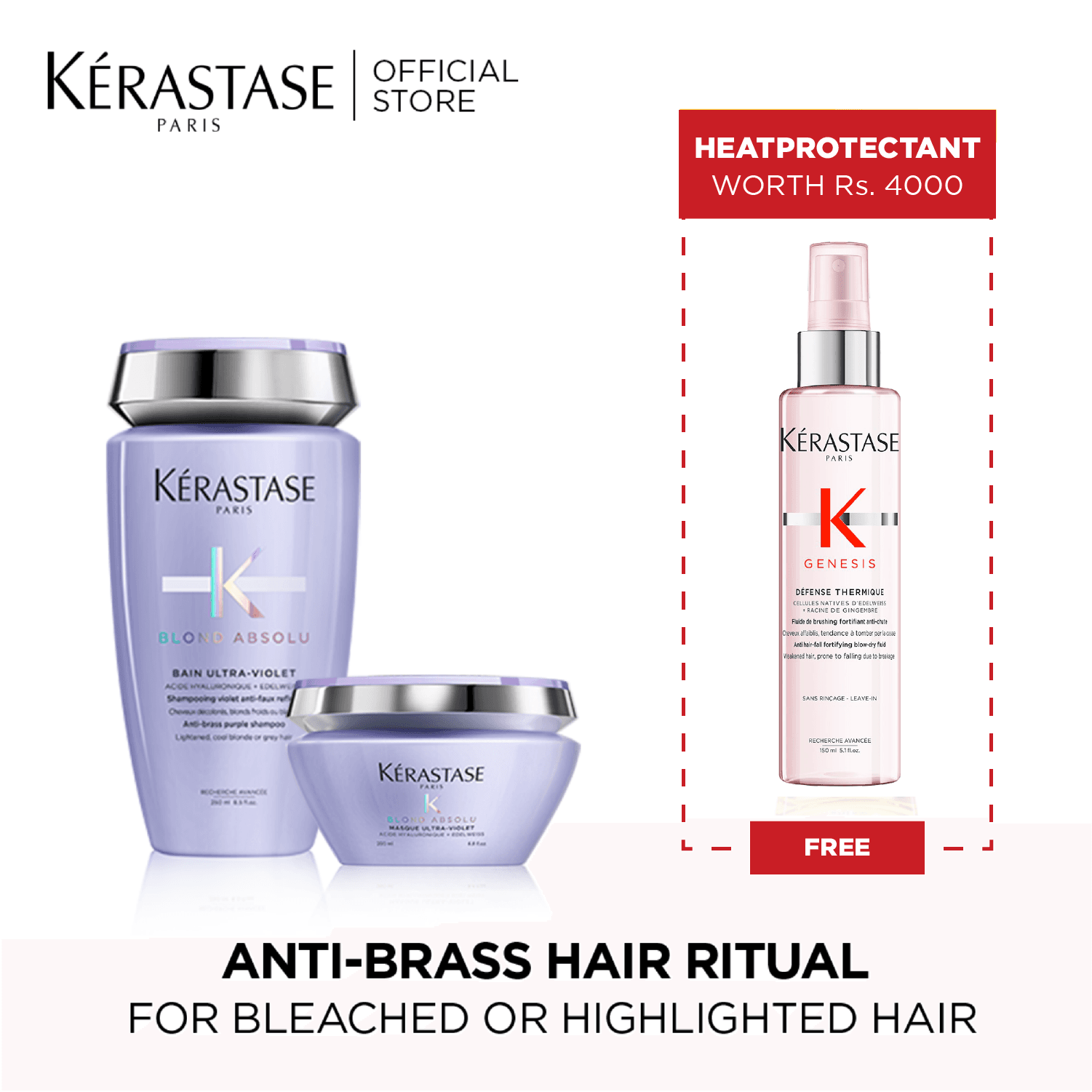 Blond Absolute Shampoo and Mask x Free Thermique