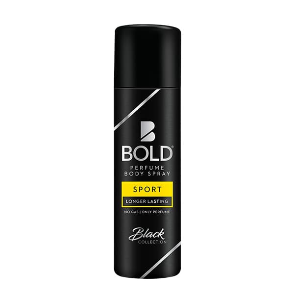 Bold Black Collection Sport Perfume Body Spray 120ml