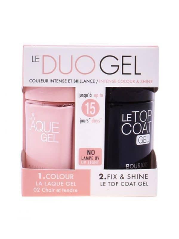 Bourjois Le DuoGel Laque and Coat Gel Set, 02 Chair et tendre
