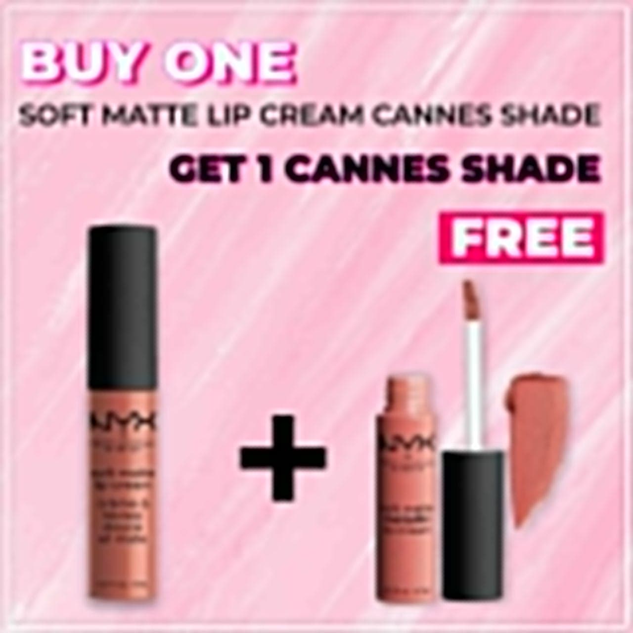 Buy 1 Get 1 Free Soft Matte Lip Cream - Cannes