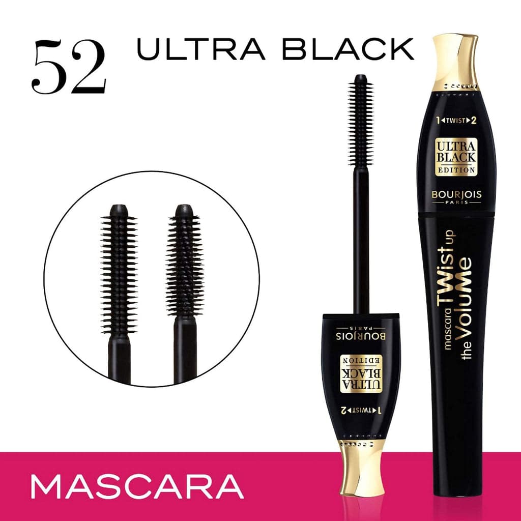 Bourjois Twist Up The Volume Ultra Black Mascara | 001 Black