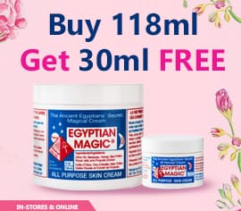Buy Egyptian Magic Cream 118ml and Get Free Egyptian Magic Cream 30ml
