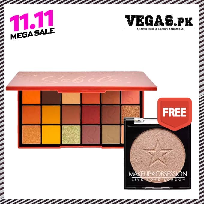 Buy Revolution X Sebile Day 2 Day Shadow Palette and Get Highlight H103 Bronze Free