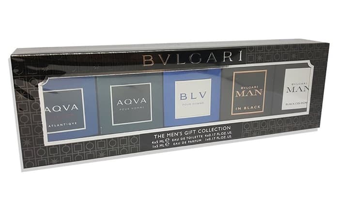Bvlgari Men Minis Collection EDT Spray 5x5ml