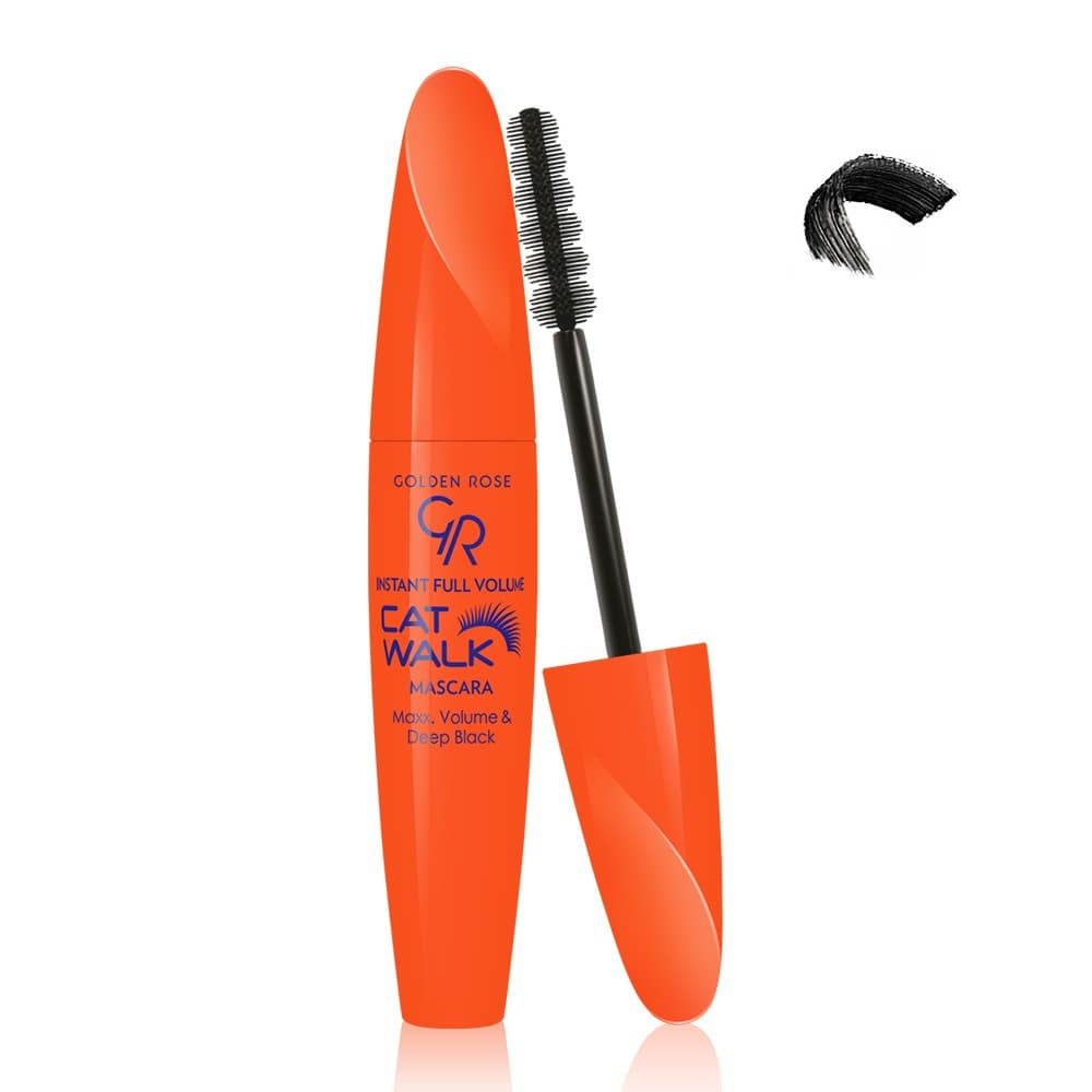 Golden Rose Instant Full Volume Cat Walk Mascara Deep Black 9ml