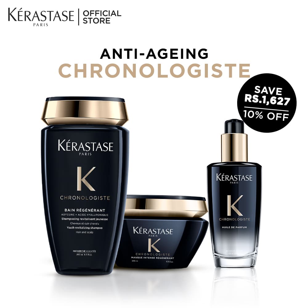 Kerastase 10% Off Chronologiste Bundle - For Soft & Shiny Hair