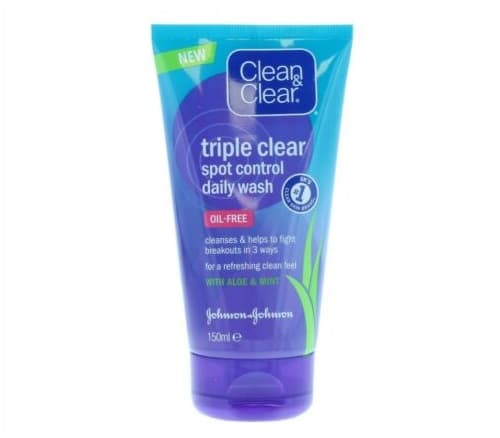 Clean & Clear Triple Clear Spot Control Daily Wash - 150Ml