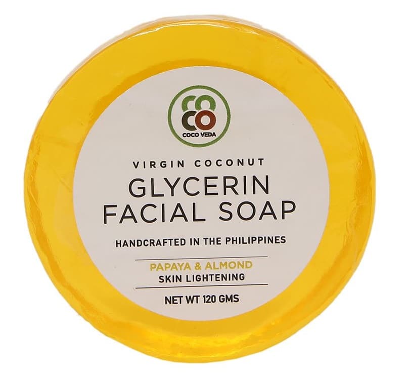 Coco Veda Facial Glycerine Soap Papaya Almond 120ml