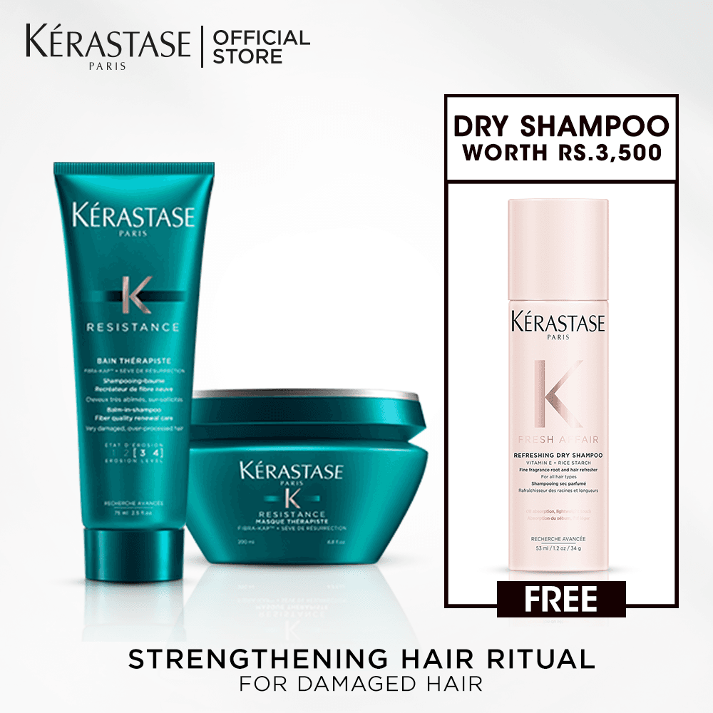 Damage Repair - Therapiste Shampoo & Mask with Free Dry Shampoo