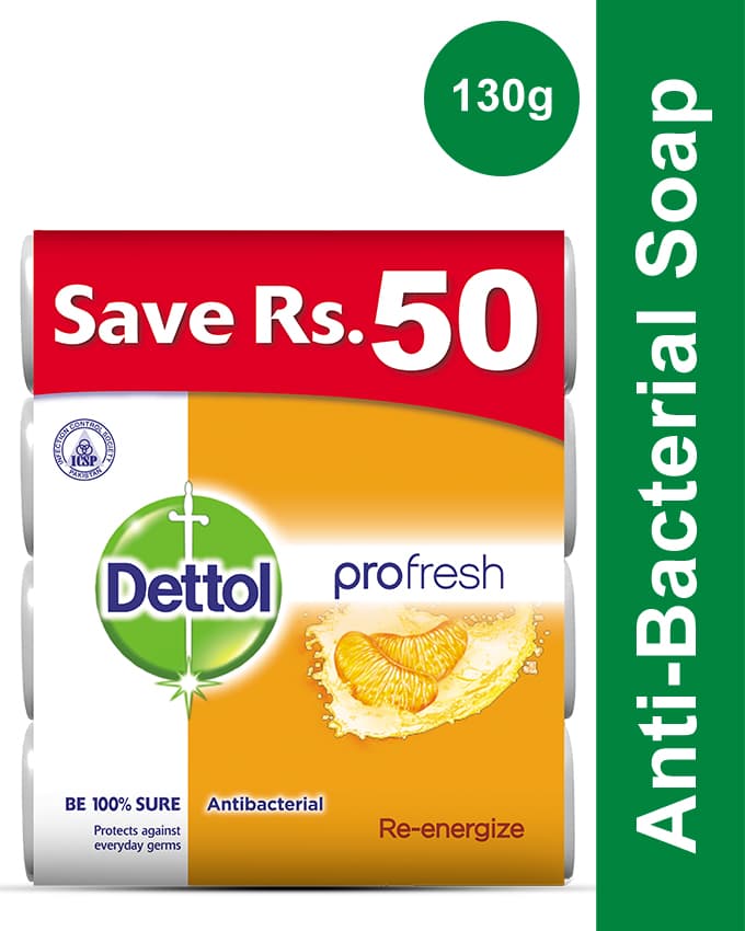 Dettol Soap 130 gm Reenergize Buy 4 soaps save Rs 50