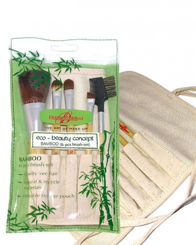 Diana Of London Bamboo Make Up Brush Set
