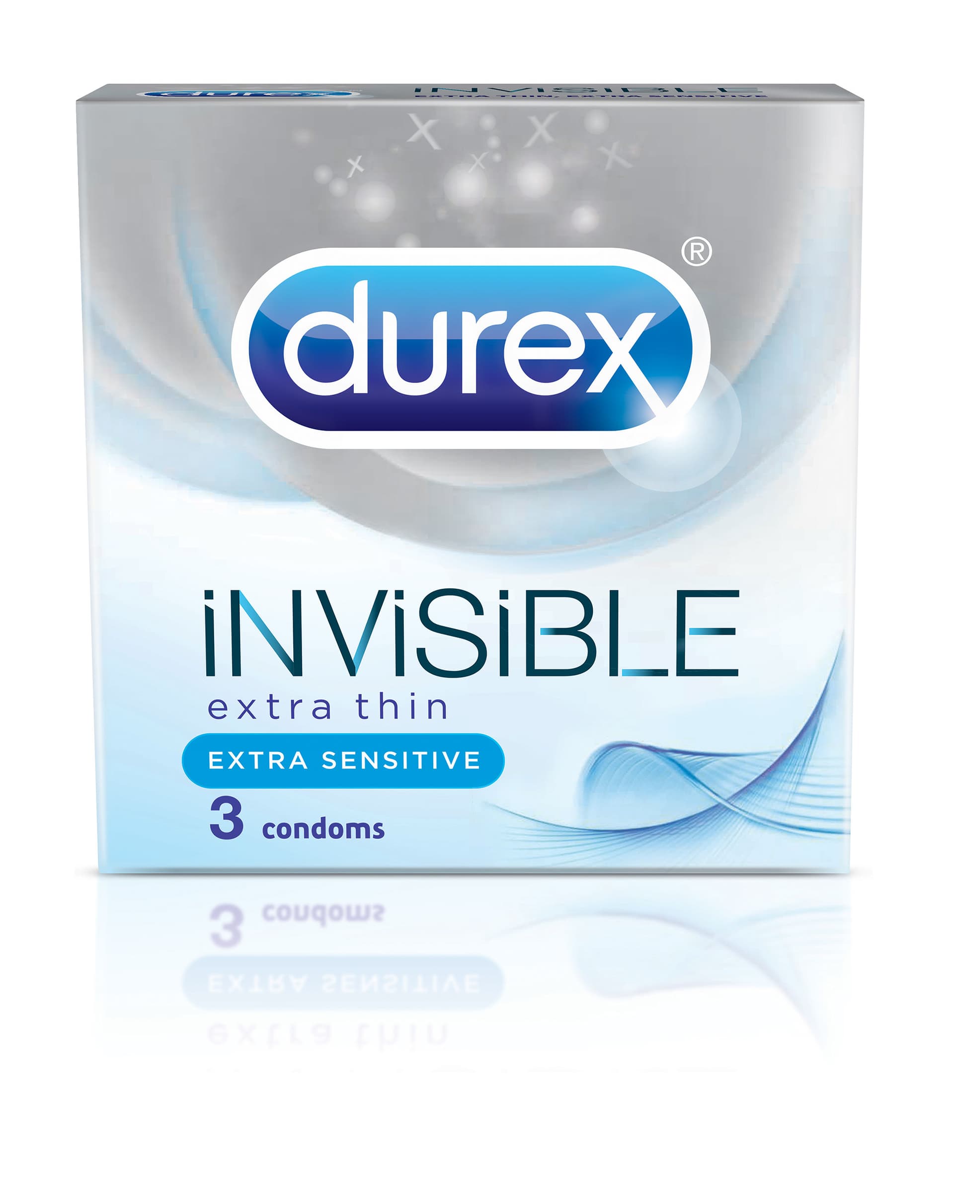 Durex Condoms 3's Invisible