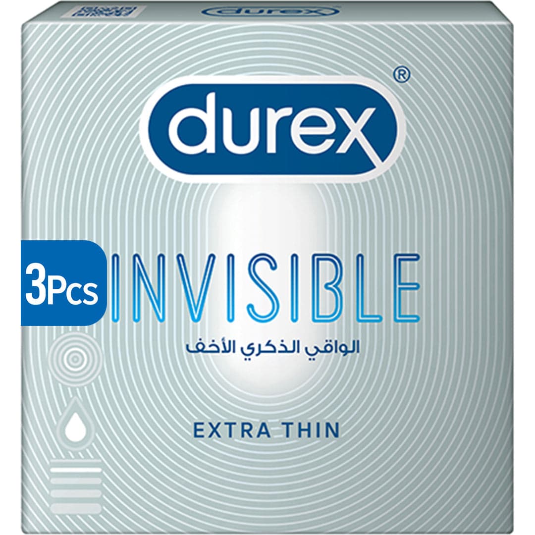 Durex Invisible Extra Thin Pack of 3