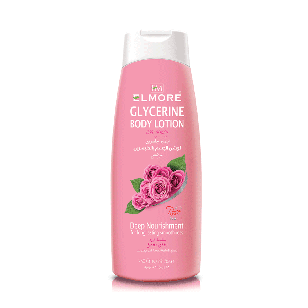 Elmore Glycerine Body Lotion Rose 250-ml