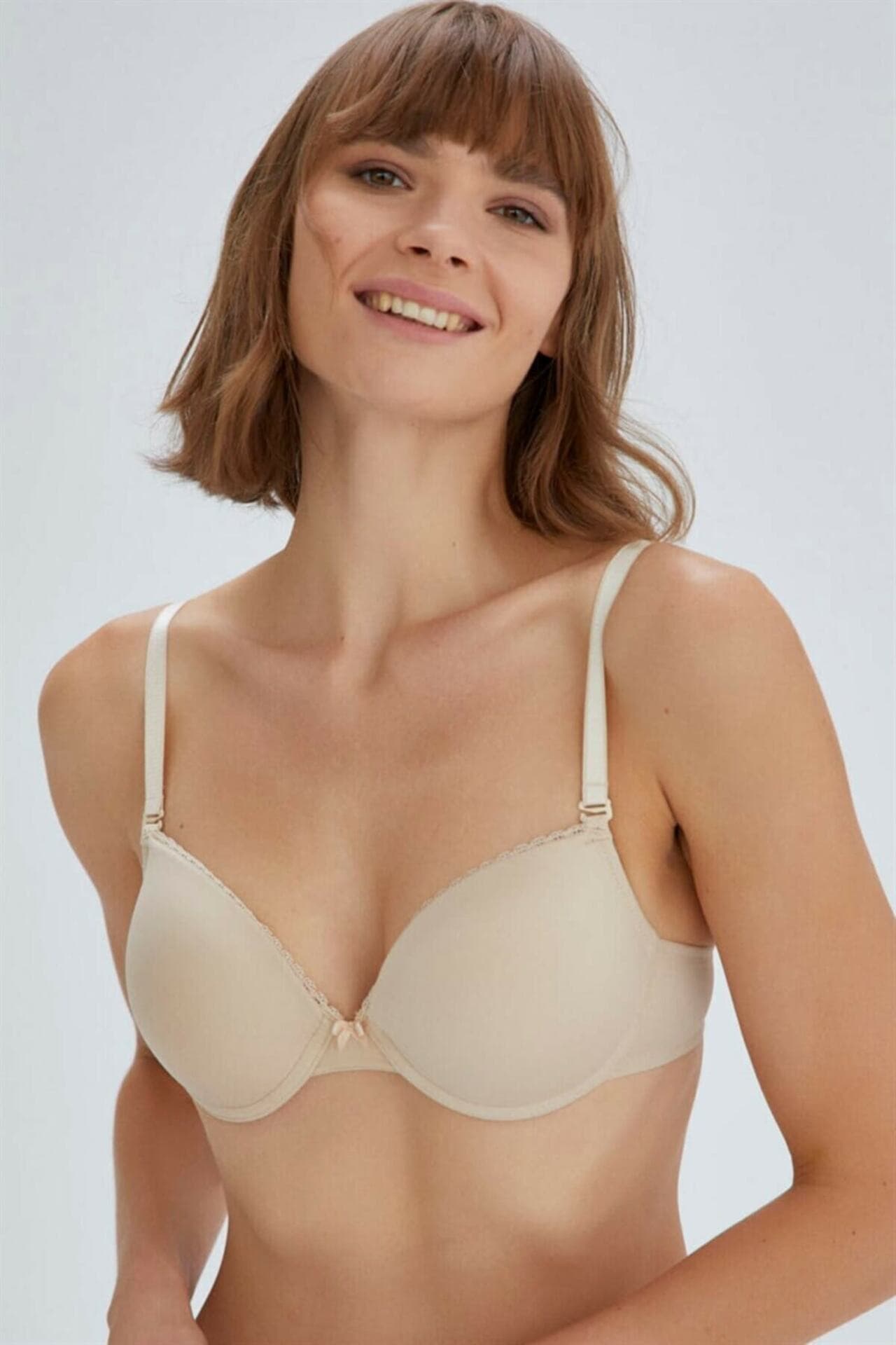 Eros Women Skin Violet Almond Empty Cup Single Bra-ERSK120