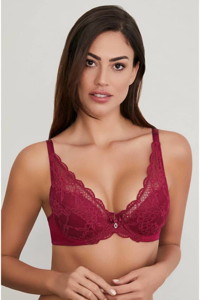 Eros Lingerie Emmly Underwire Covered Triangle Single Bra Ersk310