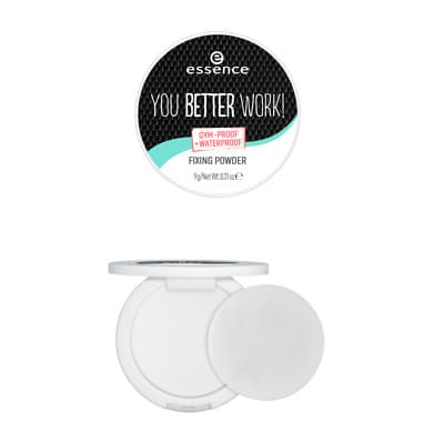 Essence cosmetics you better work! fixing powder finishing makeup waterproof