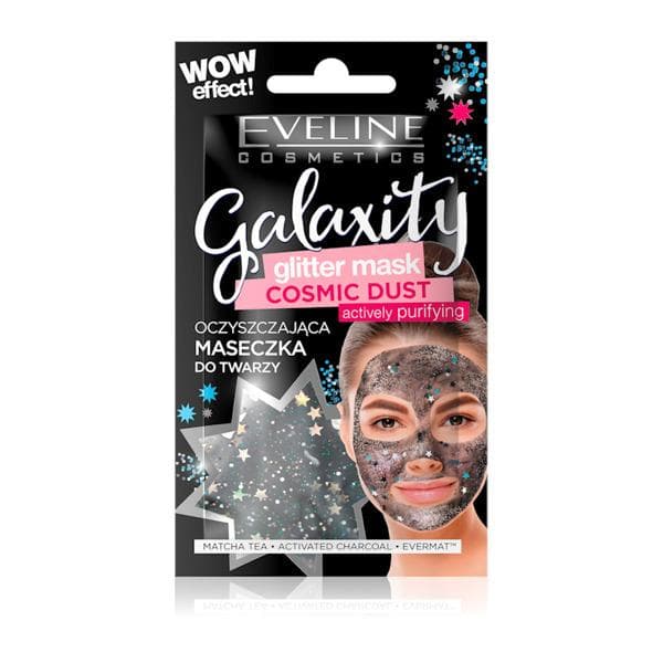 Eveline Gliter Face Sheet Mask Black 10ml