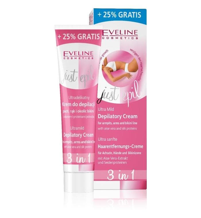 Just Epil 3in1 Ultra Mild for Armpits, Arms & Bikini Line 125ml