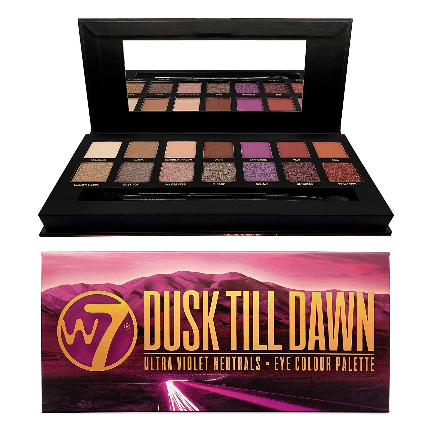 W-7 Eye Shadow Kit Tin - Dusk Till Dawn /6