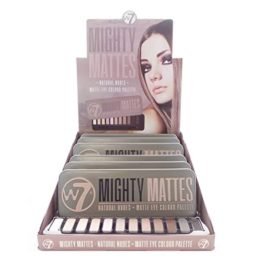 W-7 Eye Shadow Kit Tin - Mighty Mattes /6