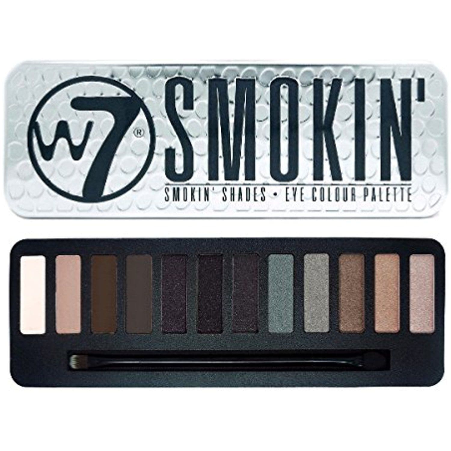 W-7 Eye Shadow Kit Tin - Smokin` /6