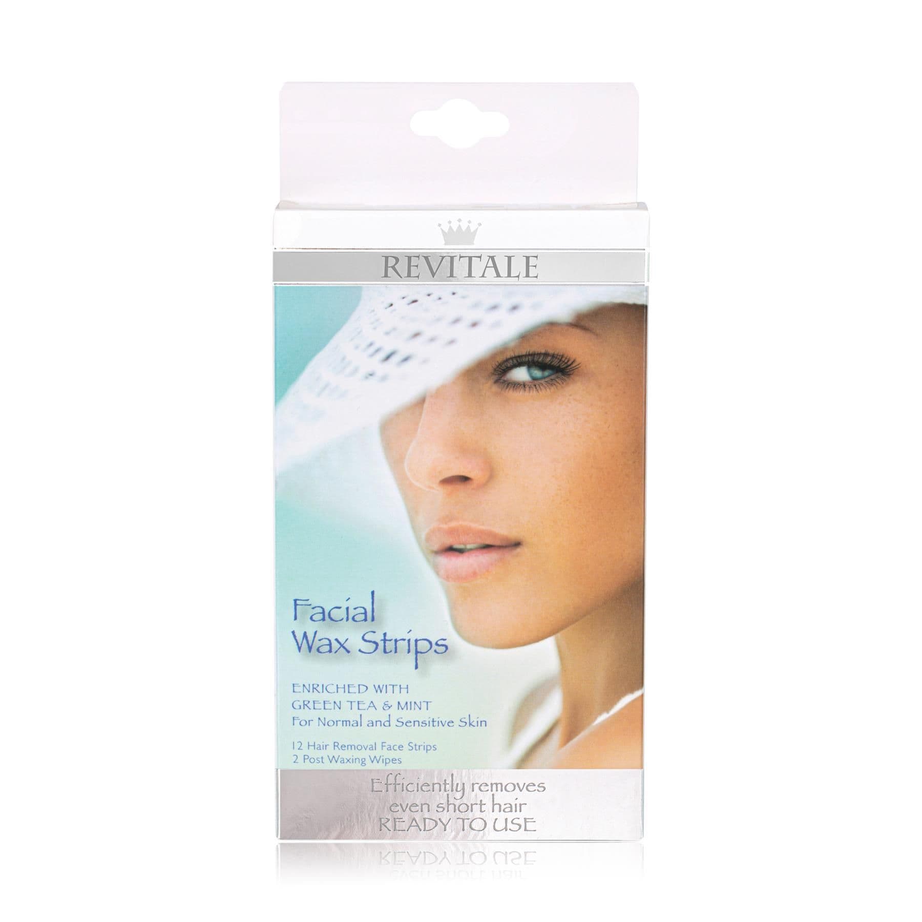 Facial Wax Strips With Green Tea & Mint Efficiently Removes Even Short Hair