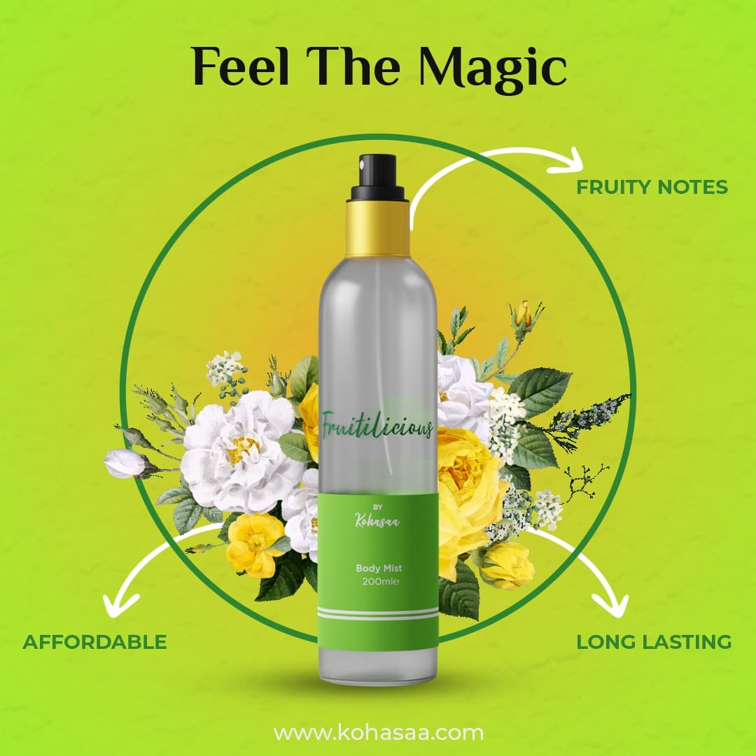 Kohasaa By Truly Komal Frutilicious Body Mist 200ml