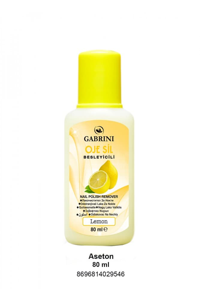 Gabrini Nail Polish Remover Lemon 80ml