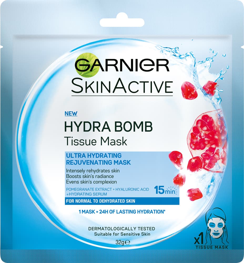 Garnier Hydra Bomb Ultra Hydrating Rejuvenating Tissu