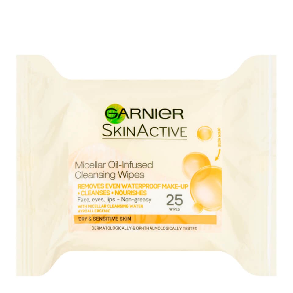Garnier Miceller Oil Infused Face Wipes
