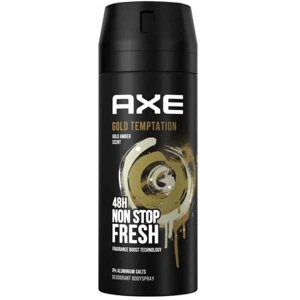 Axe Gold Temptation Deodorant Body Spray 48H 150ml