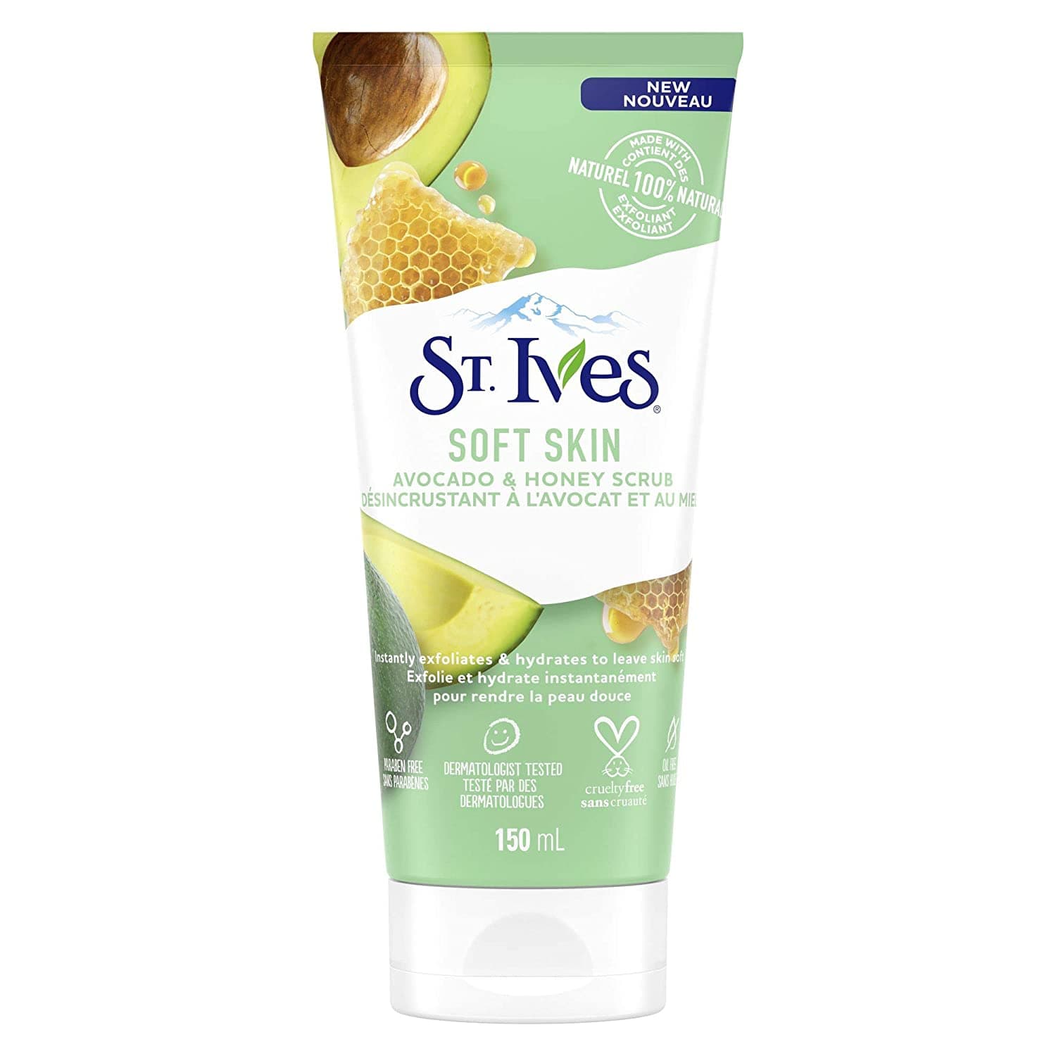 St. Ives Soft Skin Avocado And Honey Scrub 170gm