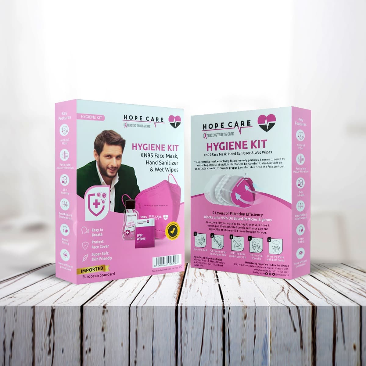 Hope Care Hygience Kit Pink