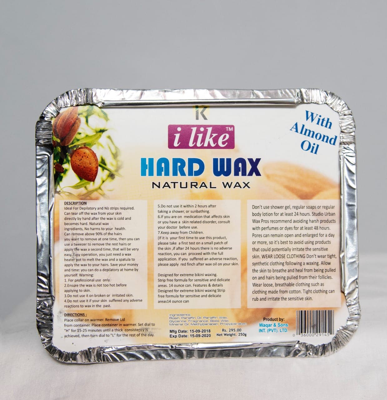 I Like Hard Wax With Almond Oil