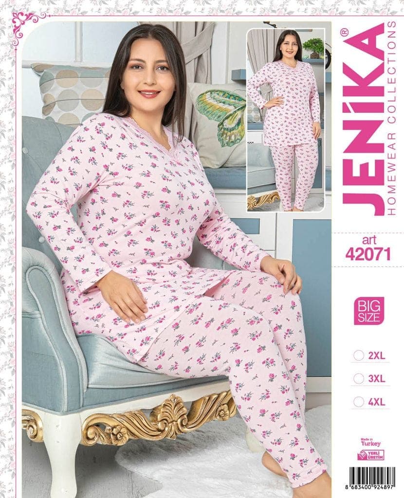 Jenika Collection Cotton Pant with Shirt 42071