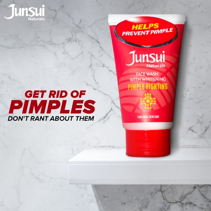 Junsui Naturals Pimple Fighting Face Wash With Whitening 50g