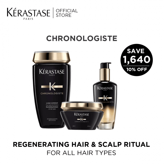 Kerastase 10% Off Chronologiste Bundle - For Soft & Shiny Hair