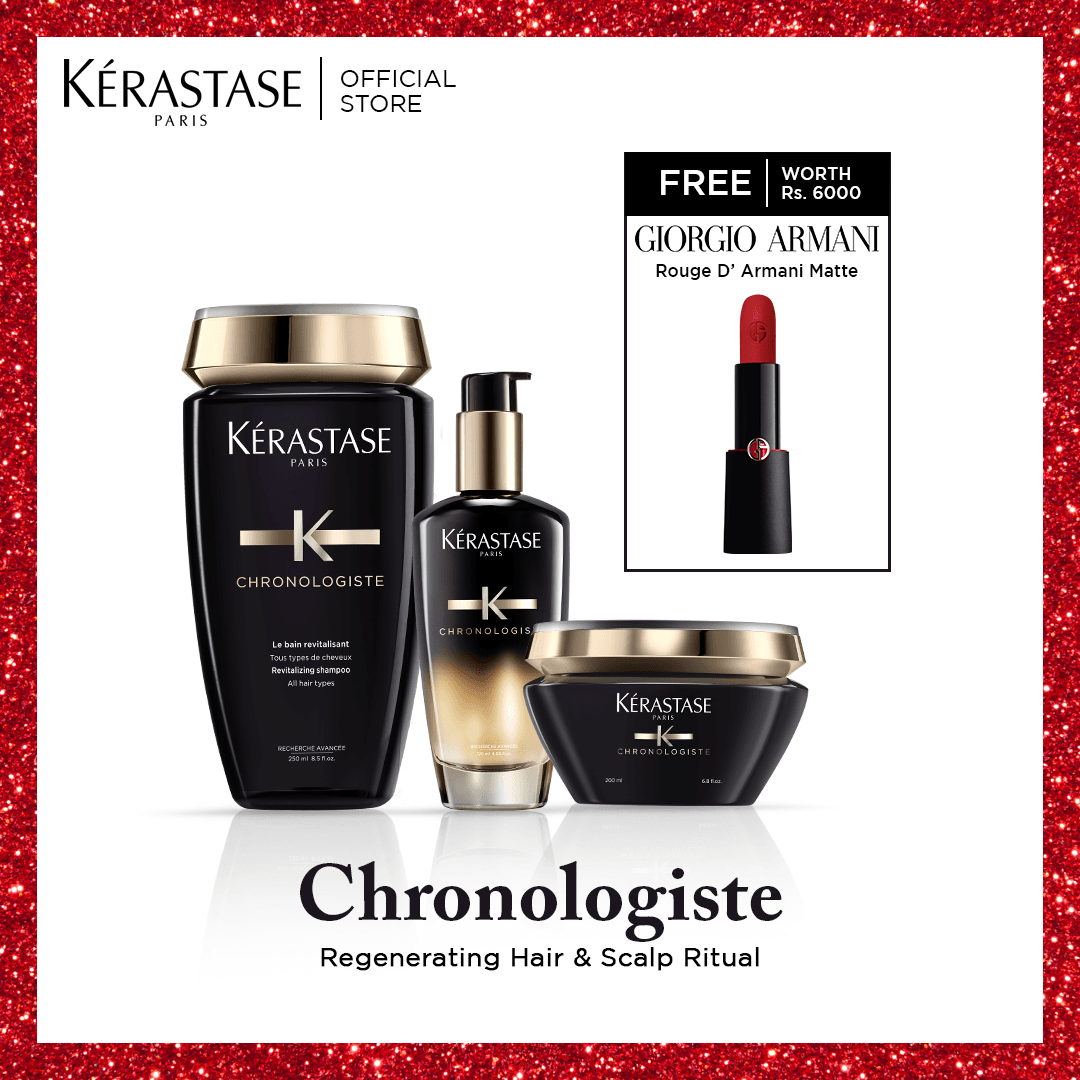 Kerastase Chronologiste Giorgio Armani Rouge D Armani Matte Lipstick