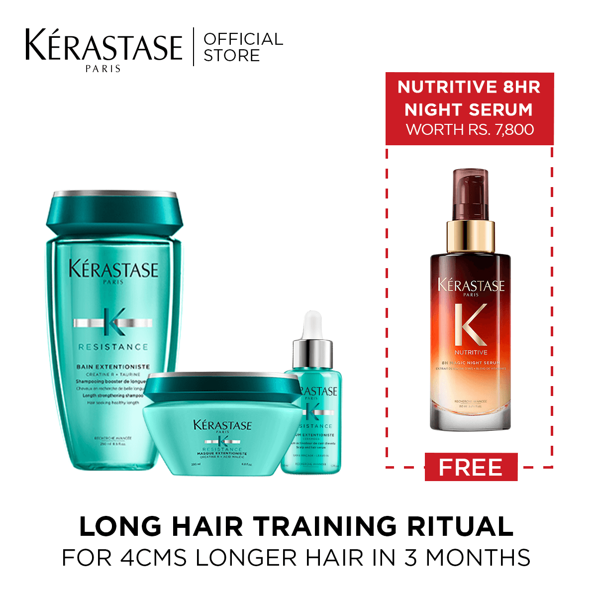 Kerastase Extentioniste With Free Nutritive 8Hr Night Serum